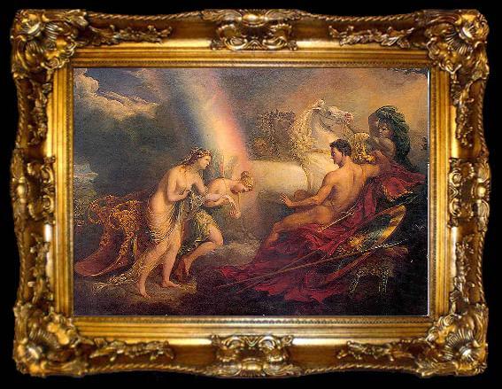 framed  George Hayter Venus, supported by Iris, complaining to Mars, ta009-2